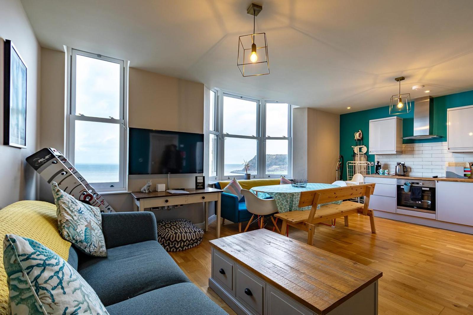 Seaview North Bay Holiday Home Apartment Scarborough Buitenkant foto